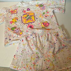 Vintage 1990s and NWOT Stepping Stones 2 pc. Short Set